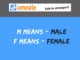 M And F Meaning On Omegle